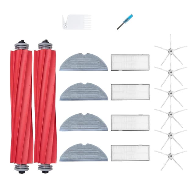 18 Pack robottipölynimurin lisävarustesarja Roborock S7 -sarjalle Roborock S7/S7 Plus/S7 MaxV/S7 MaxV Ultra