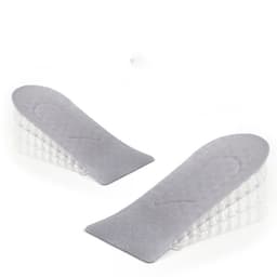 5 cm Höjdökningssulor andas & bekväma 1 par Grå