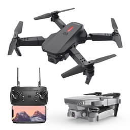 Drone med premium kamera og foldbart design Sort