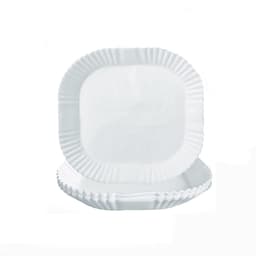 Air Fryer engangspapir med håndtak for frityrkokere 100 stk Hvit 20 cm