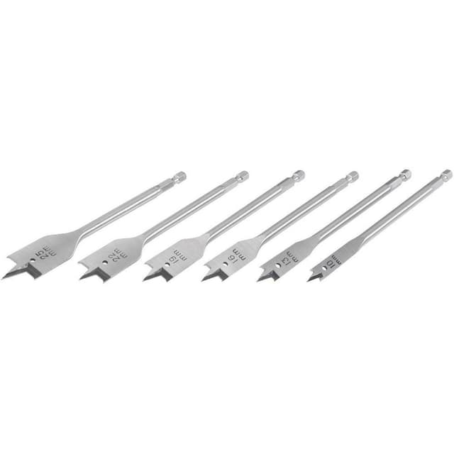 Trä-fräsborr-set 10 mm, 13 mm, 16 mm, 19 mm, 22 mm, 25