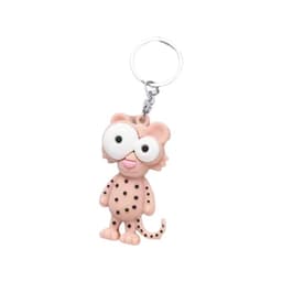 Avaimenperä söpöllä leopardilla Monivärinen