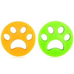 Pelsfjerner til tøj - fjerner hunde- og kattehår Grøn/Gul 2-pakke