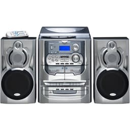 Karcher KA 5300 Stereoanlæg CD, Kassette, MW, Pladespiller, FM, 2 x 5 W Sølv