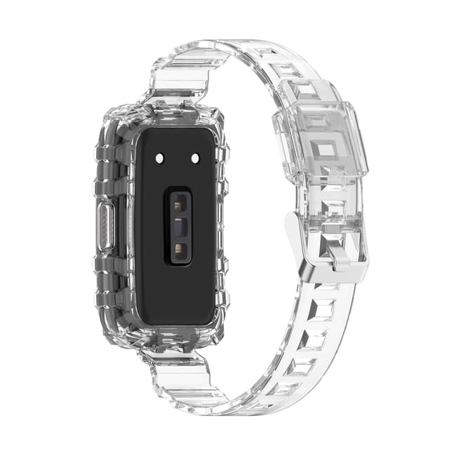 Klokkebånd med Watch Case TPU Gjennomsiktig