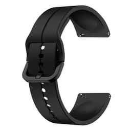 Klokke armbånd Sort 20 mm