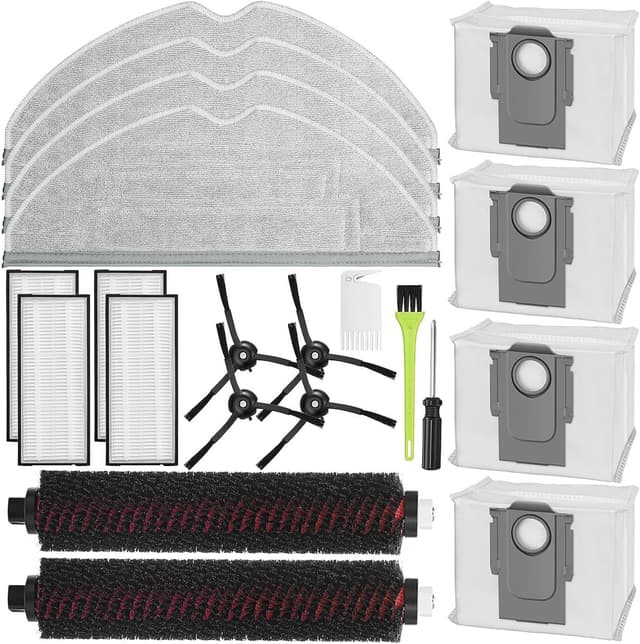 21 Pack robottipölynimurin lisävarustesarja Roborock S8-sarjalle Roborock S8/S8+/S8 Pro Ultra