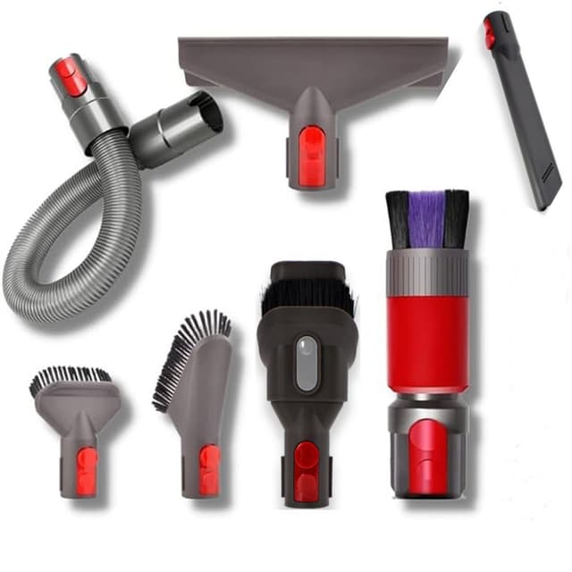 Rengöringsverktyg för torktumlare och dammsugare för Dyson V15/V12/V11/ + Flexibel förlängningsslang, dammborste och spårlös dammborste