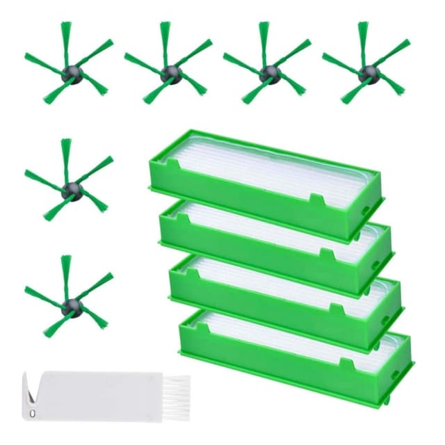 Kit 4 Filtri Hepa Per Vorwerk Folletto VR200 VR300 - Ricambi Anallergici