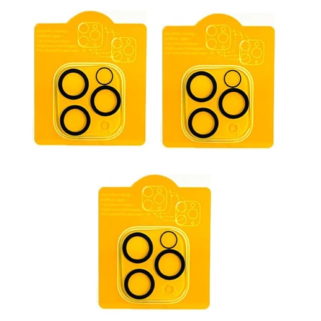 3-pack kamerabeskyttelse herdet glass iPhone 15 Pro
