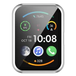 Beskyttelsesveske til Huawei Watch Fit New/OPPO Watch Gjennomsiktig