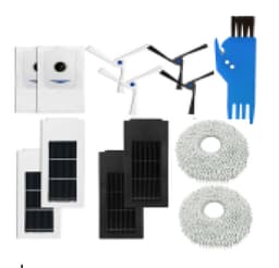 13 osaa lisävarusteita Ecovacs X2 / X2 Prolle