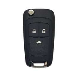 3-knapps bilnøkkeldeksel for Buick/Opel/Chevrolet Sort