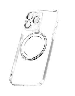 Magnetisk beskyttende telefoncover med usynlig stander til iPhone  iPhone 15 Pro