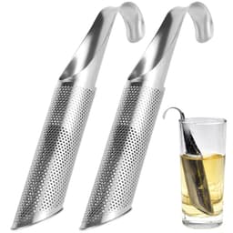 Long Pipe Tea Infuser te-si 2-pak Silver
