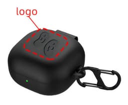 Silikondeksel til Samsung Galaxy Buds 2 Pro/ Galaxy Buds Live / Galaxy Buds FE Sort