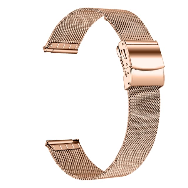 Klokkereim kompatibel med Garmin Venu 3S/Forerunner 265s 18mm PinkGold