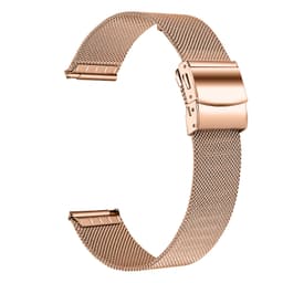Klokkerem i rustfritt stål til Garmin Venu 3S / Forerunner 265s, 18 mm bredde PinkGold