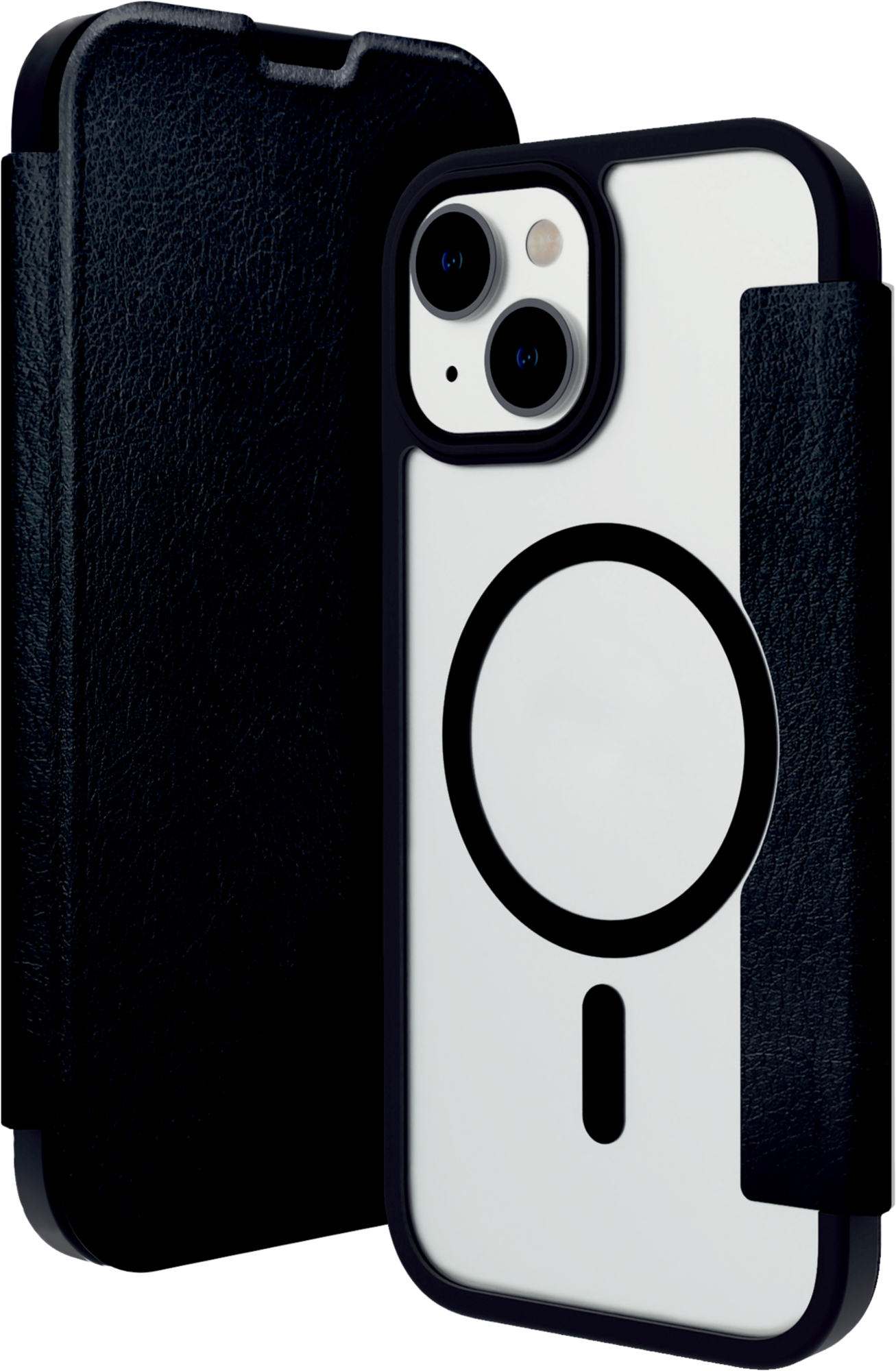 Dbramante1928 Helsinki MagSafe iPhone 14 lommebokdeksel (sort)