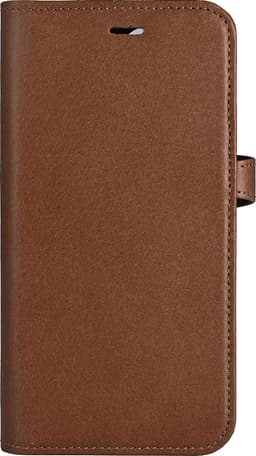 Buffalo iPhone 16 2in1 Leather MagSeries pungetui (brun)