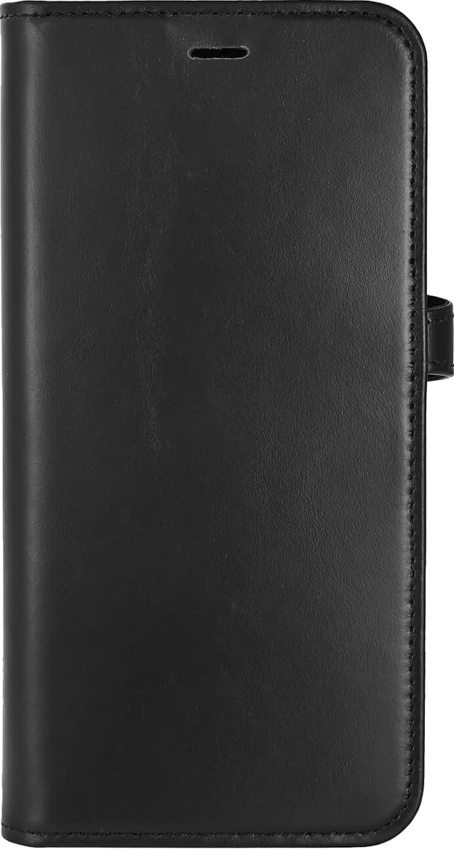 Buffalo iPhone 16 Plus 2in1 Leather MagSeries lommebokdeksel (sort)