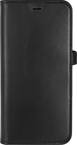 Buffalo iPhone 16 Plus 2in1 Leather MagSeries lommebokdeksel (sort)