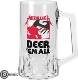 GB EYE music Metallica Beer’Em Helt glas 500ml