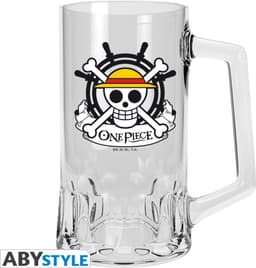 ABYStyle One Piece ölglas (Skull Luffy, 500 ml)