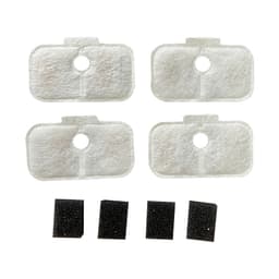 Vesisuodatin kissan vesilähteelle PETLIBRO kapselivesiannostelija Musta valkoinen 12+12 pakettia