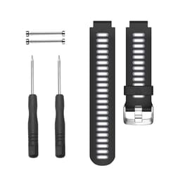 Kellonranneke yhteensopiva Garmin Forerunner 220/230/235/620/630/735XT Musta / Harmaa