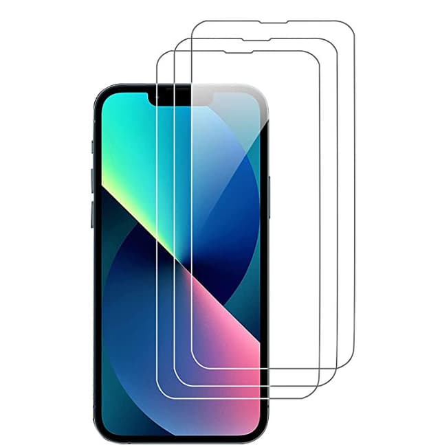 Skjermbeskytter i herdet glass til iPhone 13/13 Pro, 3-pakning
