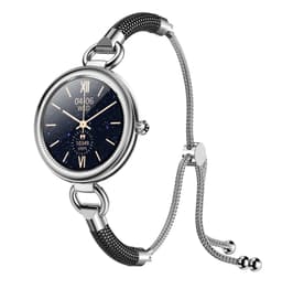 Elegant smartklocka med puls, stegräknare, kalorier, sportlägen, IP67