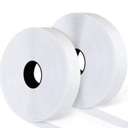 Kardborreband med självhäftande tejp Vit 3 cm / 8 m