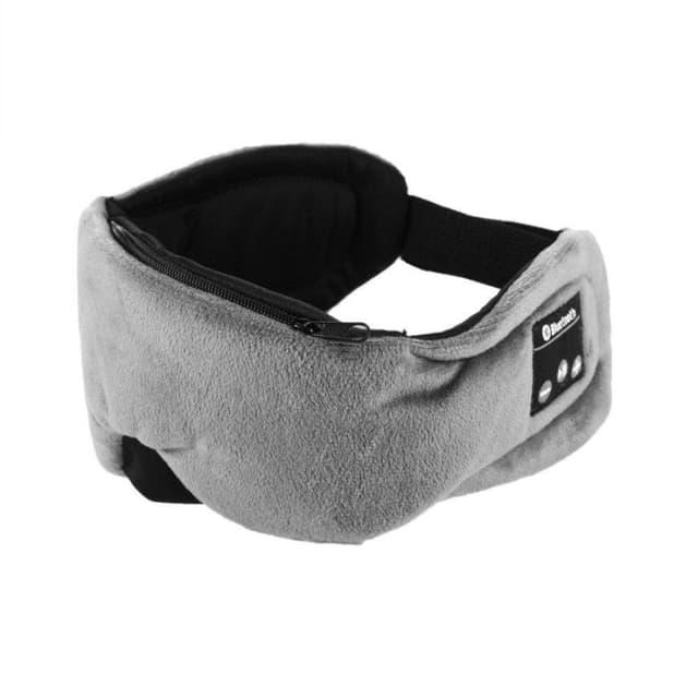 Sovhörlurar - Sovmask med hörlurar Bluetooth 5.0 Grå