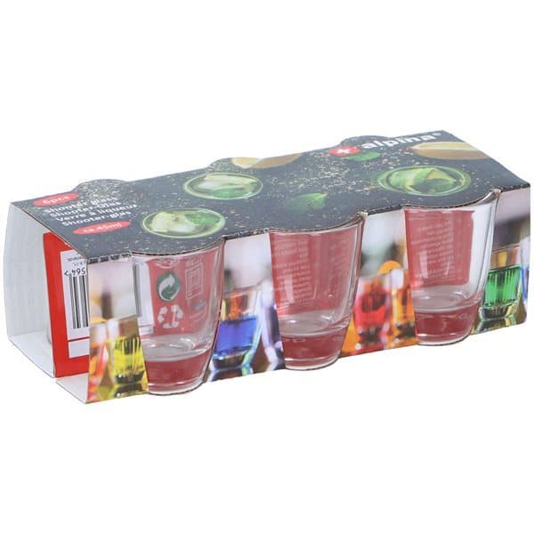 Snapsglas från Alpina – 6-pack med volym på 4,5 cl