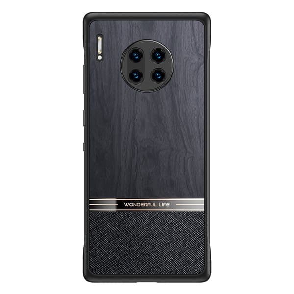 Stötsäkert mobilskal med trämotiv till Huawei Mate 30 Pro