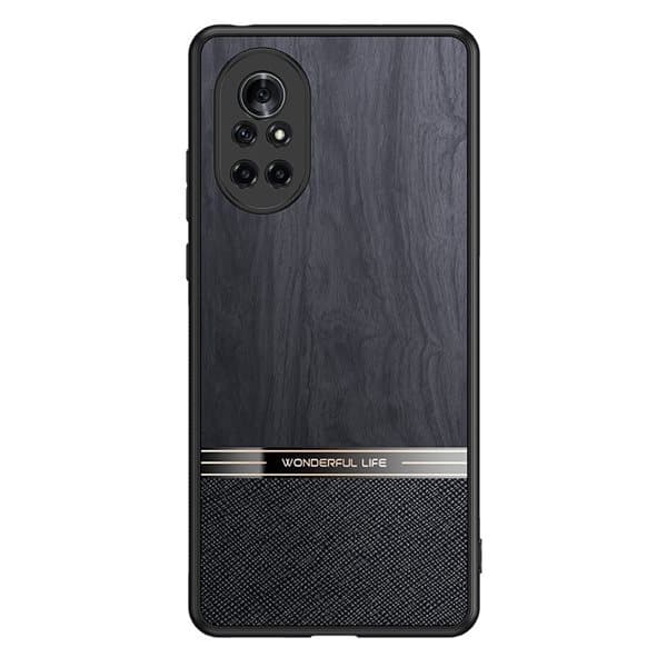 Stötsäkert mobilskal med trämotiv till Huawei nova 8 5G