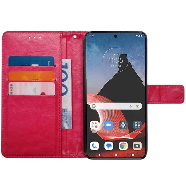 Plånboksfodral 3-kort Motorola ThinkPhone - Rosa