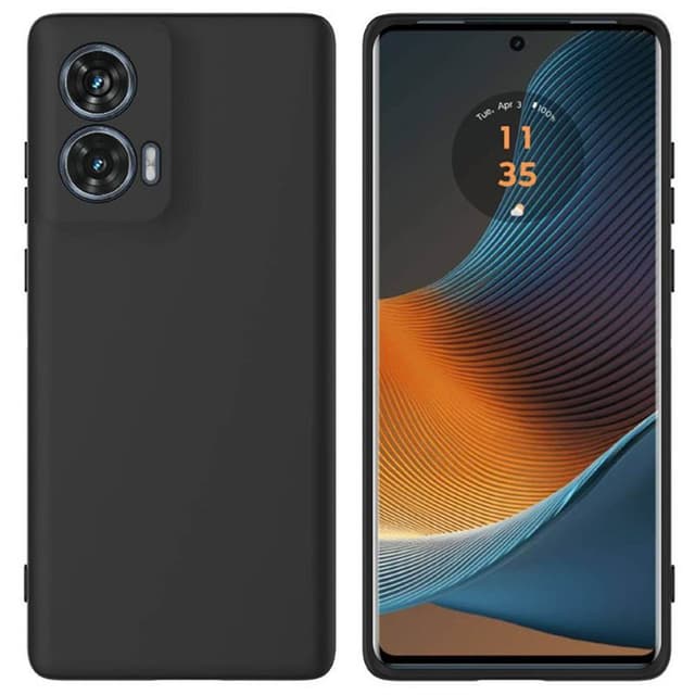 Liquid silikondeksel Motorola Moto G85 - Svart