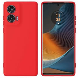 Liquid silikon skal Motorola G35 - China Red