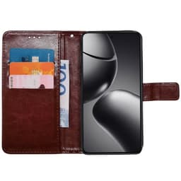 Wallet cover 3-kort Xiaomi 14T Pro - Brun