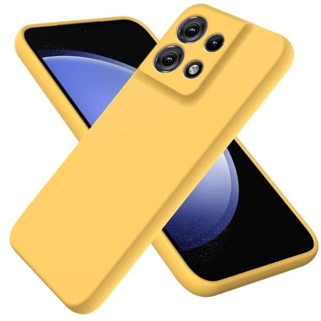 Liquid silikone cover Motorola Edge 50 Neo - Gul