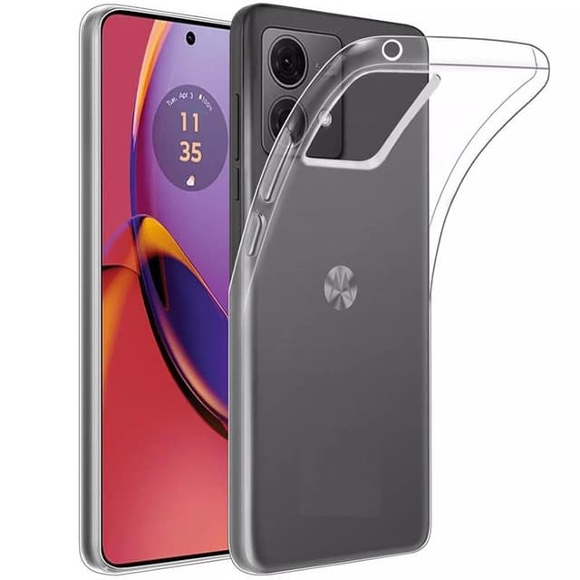 Silikonikotelo läpinäkyvä Motorola Moto G85