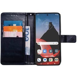 Lompakkokotelo 3-kortti Motorola ThinkPhone - Tummansininen