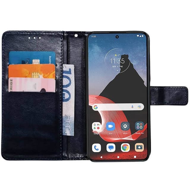 Plånboksfodral 3-kort Motorola ThinkPhone - Mörkblå