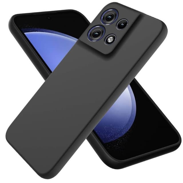 Liquid silikon skal Motorola Edge 50 Neo - Svart