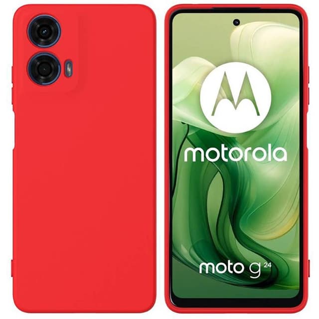 Liquid suojakuori Motorola Moto G24 - Punainen