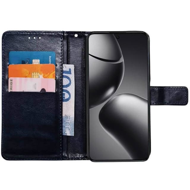 Plånboksfodral 3-kort Xiaomi 14T Pro - Mörkblå