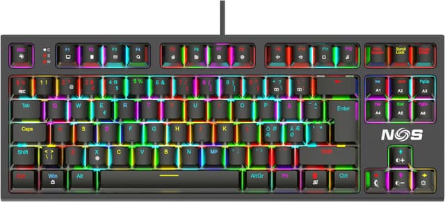 NOS C350 Gaming tangentbord V2 RGB TKL