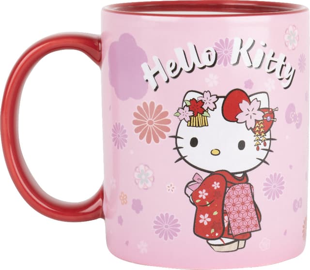 Konix Hello Kitty varmeforvandlende krus (Kimono)